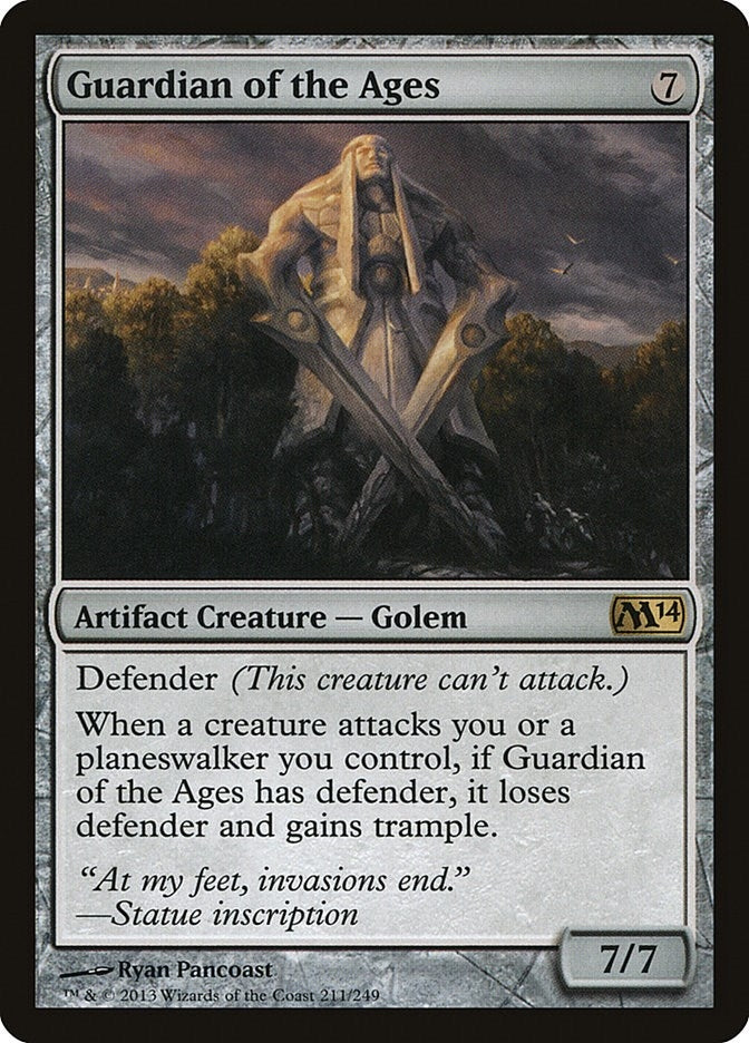 Image for Guardian of the Ages (211) [Magic 2014 (M14)] - Magic: The Gathering