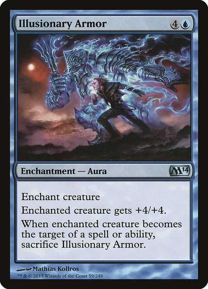 Image for Illusionary Armor (59) [Magic 2014 (M14)] - Magic: The Gathering