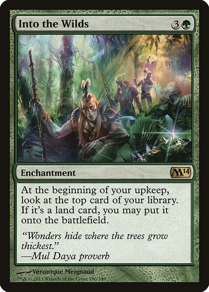 Image for Into the Wilds (180) [Magic 2014 (M14)] - Magic: The Gathering