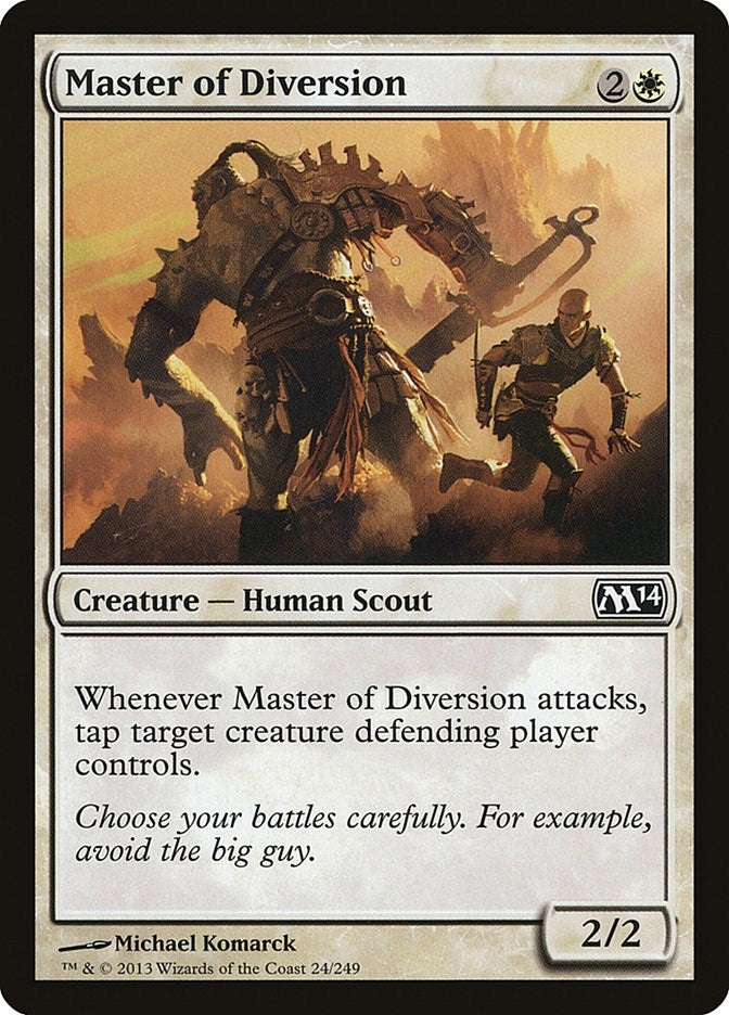 Image for Master of Diversion (24) [Magic 2014 (M14)] - Magic: The Gathering