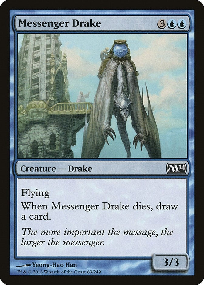 Image for Messenger Drake (63) [Magic 2014 (M14)] - Magic: The Gathering