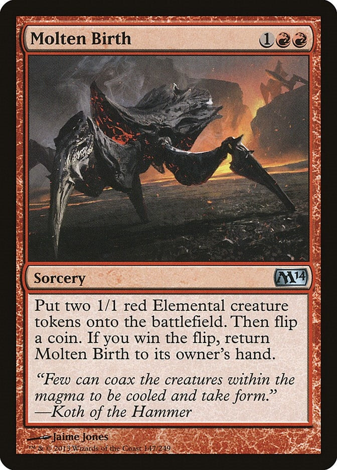 Image for Molten Birth (147) [Magic 2014 (M14)] - Magic: The Gathering