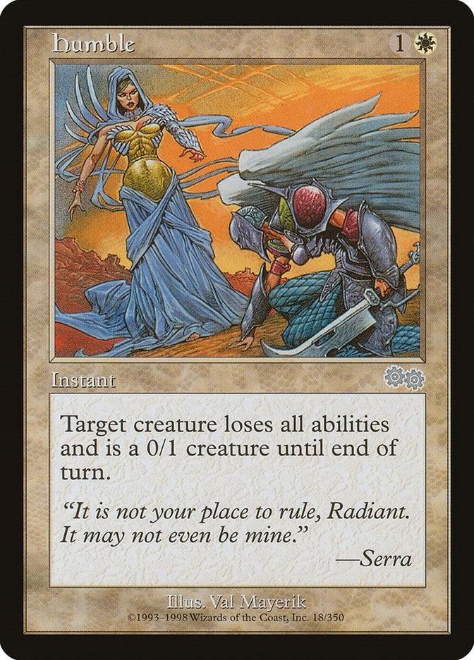 Image for Humble (18) [Urza's Saga] - Magic: The Gathering