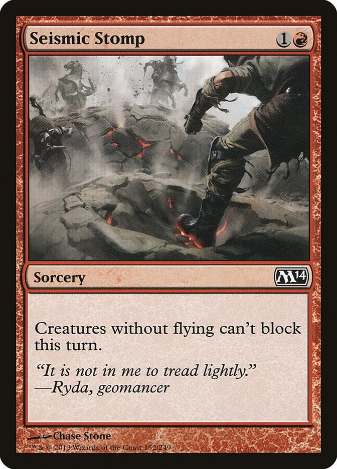 Image for Seismic Stomp (152) [Magic 2014 (M14)] - Magic: The Gathering