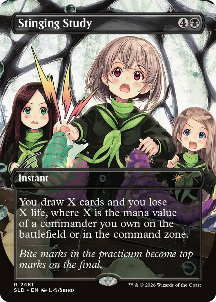 Image for Stinging Study (2481) [Secret Lair Drop Series] - Magic: The Gathering