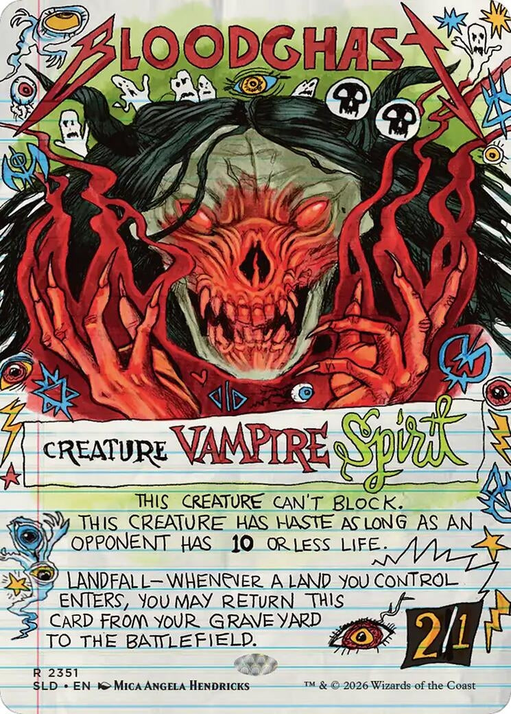 Image for Bloodghast (2351) (2351) [Secret Lair Drop Series] - Magic: The Gathering