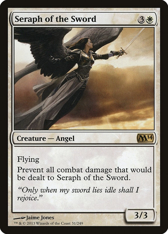 Image for Seraph of the Sword (31) [Magic 2014 (M14)] - Magic: The Gathering