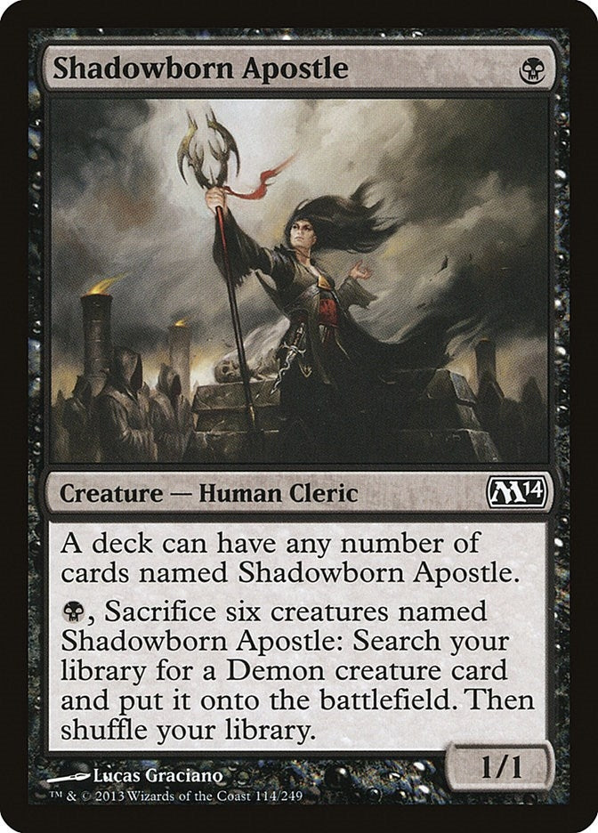 Image for Shadowborn Apostle (114) [Magic 2014 (M14)] - Magic: The Gathering