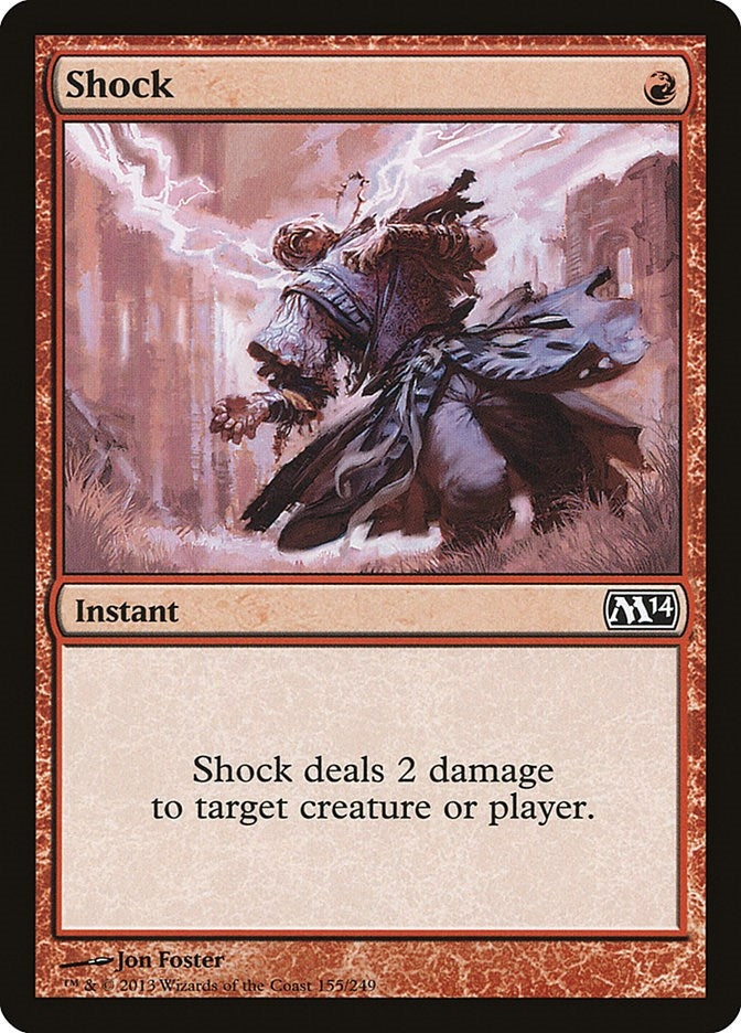 Image for Shock (155) [Magic 2014 (M14)] - Magic: The Gathering