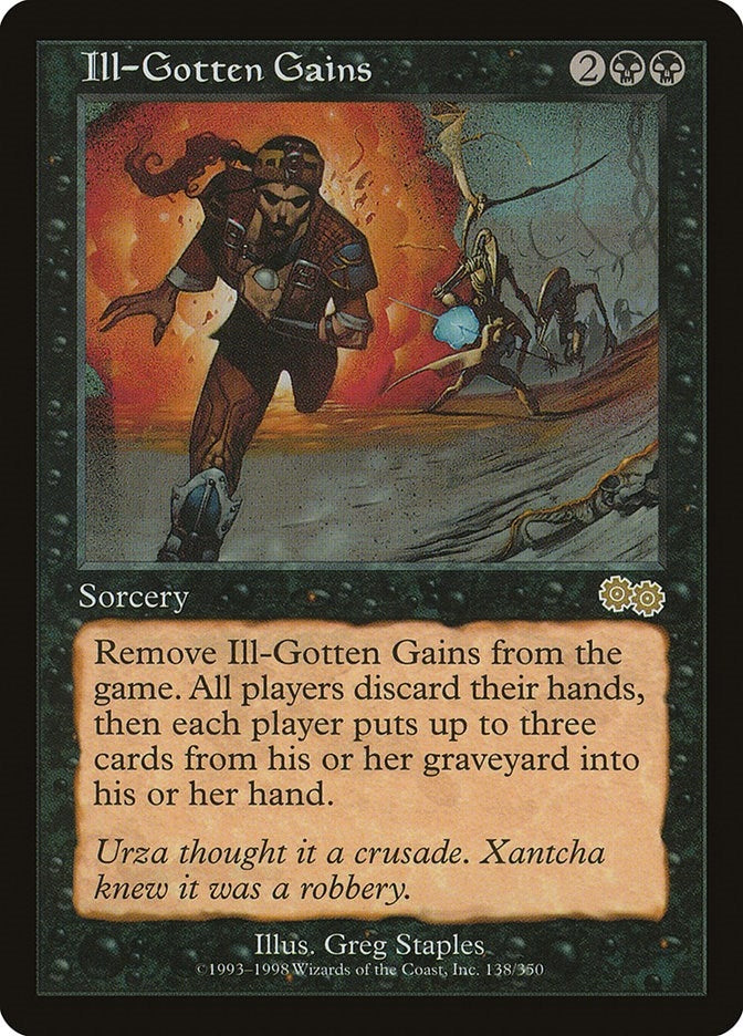 Image for Ill-Gotten Gains (138) [Urza's Saga] - Magic: The Gathering