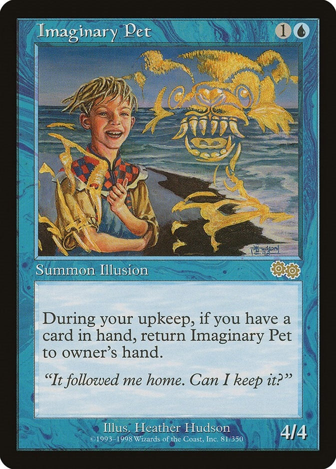 Image for Imaginary Pet (81) [Urza's Saga] - Magic: The Gathering
