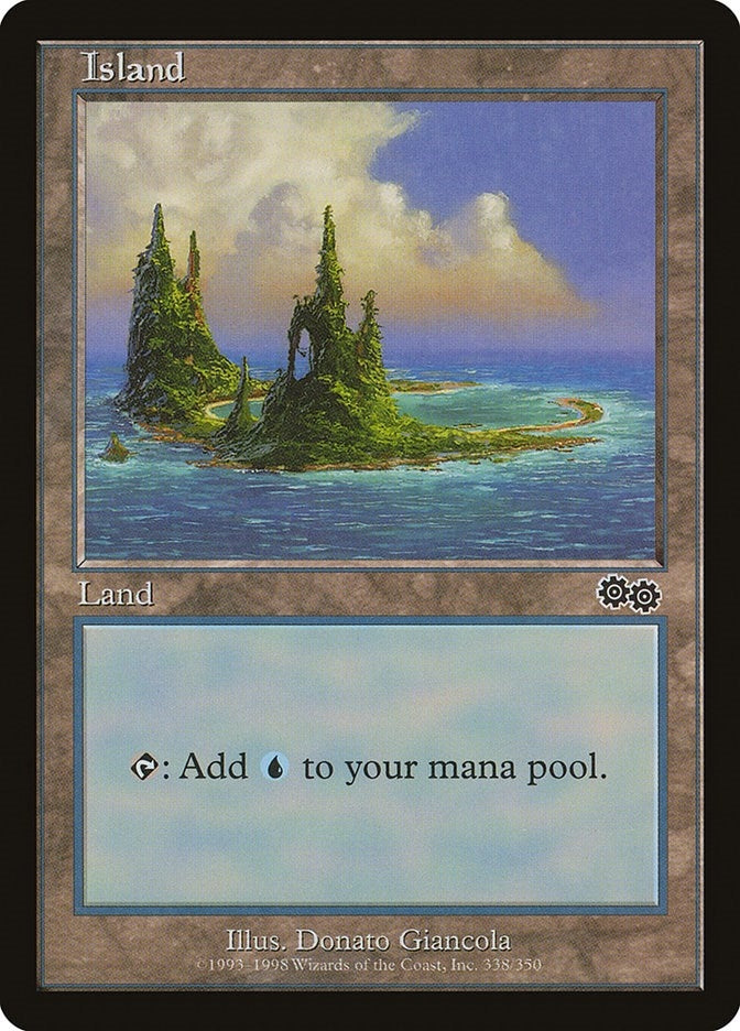 Image for Island (338) (338) [Urza's Saga] - Magic: The Gathering