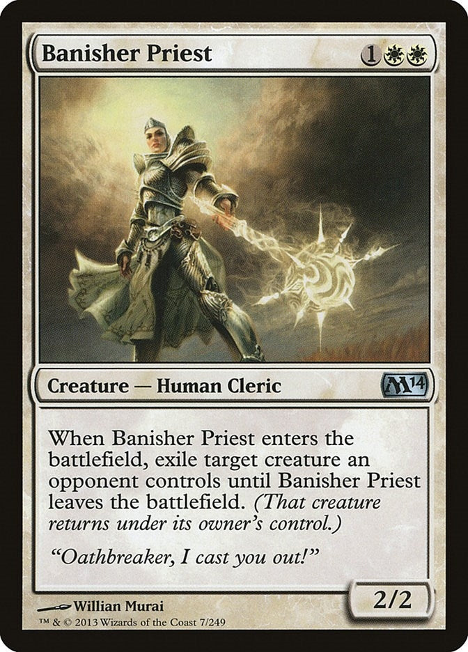 Image for Banisher Priest (7) [Magic 2014 (M14)] - Magic: The Gathering