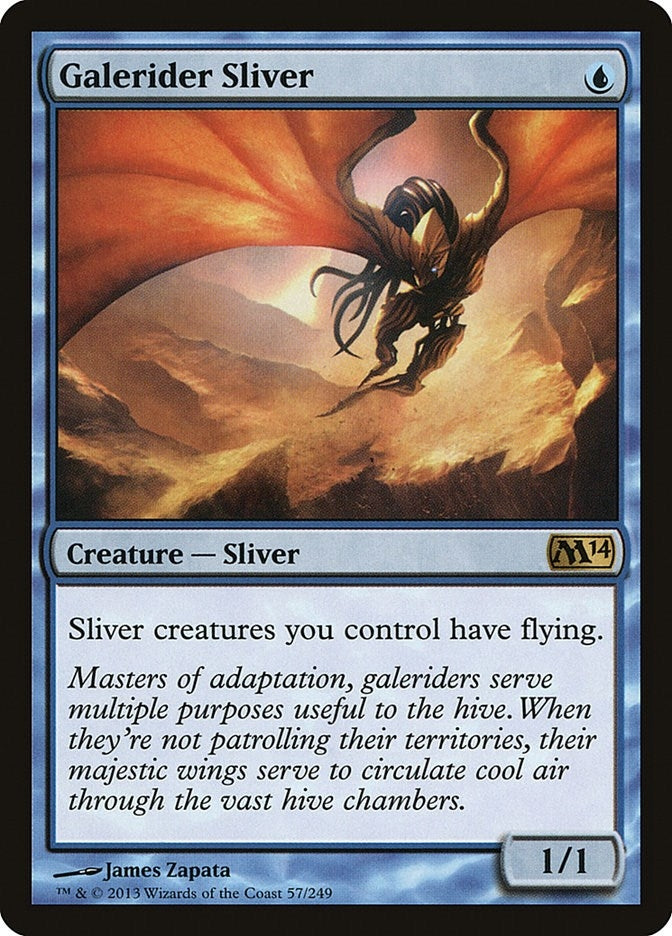 Image for Galerider Sliver (57) [Magic 2014 (M14)] - Magic: The Gathering
