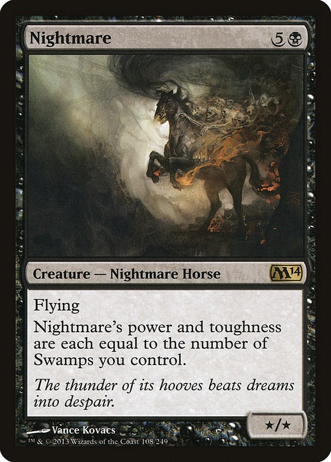 Image for Nightmare (108) [Magic 2014 (M14)] - Magic: The Gathering