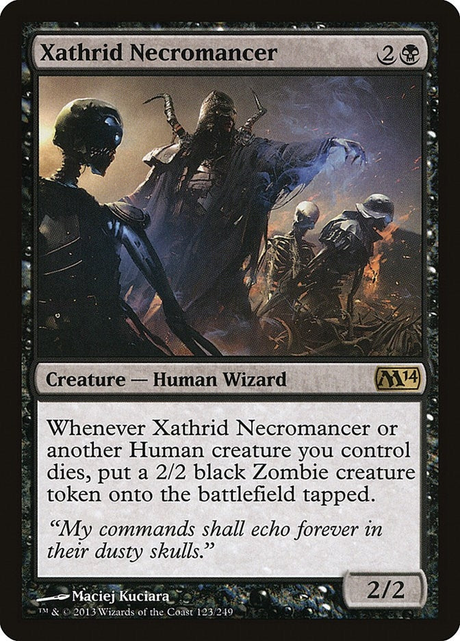Image for Xathrid Necromancer (123) [Magic 2014 (M14)] - Magic: The Gathering