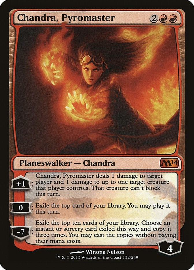 Image for Chandra, Pyromaster (132) [Magic 2014 (M14)] - Magic: The Gathering