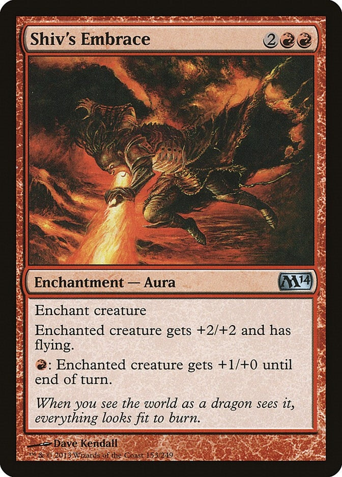 Image for Shiv's Embrace (153) [Magic 2014 (M14)] - Magic: The Gathering
