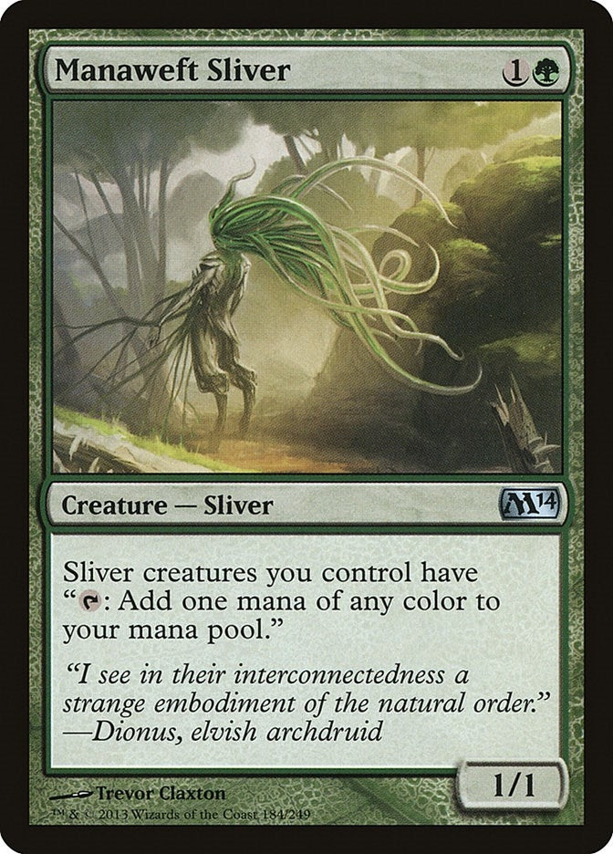 Image for Manaweft Sliver (184) [Magic 2014 (M14)] - Magic: The Gathering