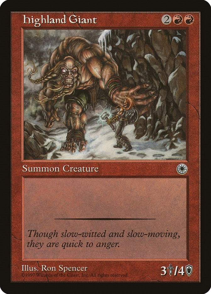 Image for Highland Giant [Portal] - Magic: The Gathering