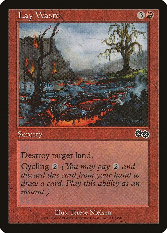 Image for Lay Waste (201) [Urza's Saga] - Magic: The Gathering