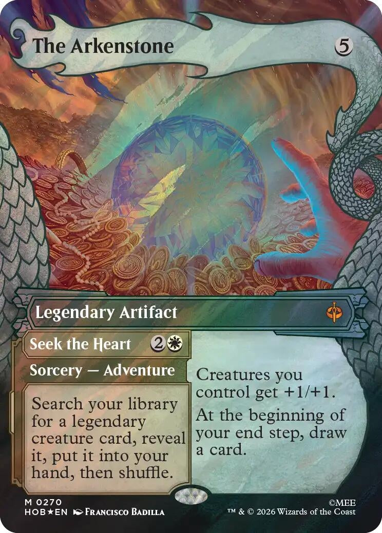 Image for The Arkenstone (Showcase) (Surge Foil) (270) [The Hobbit] - Magic: The Gathering