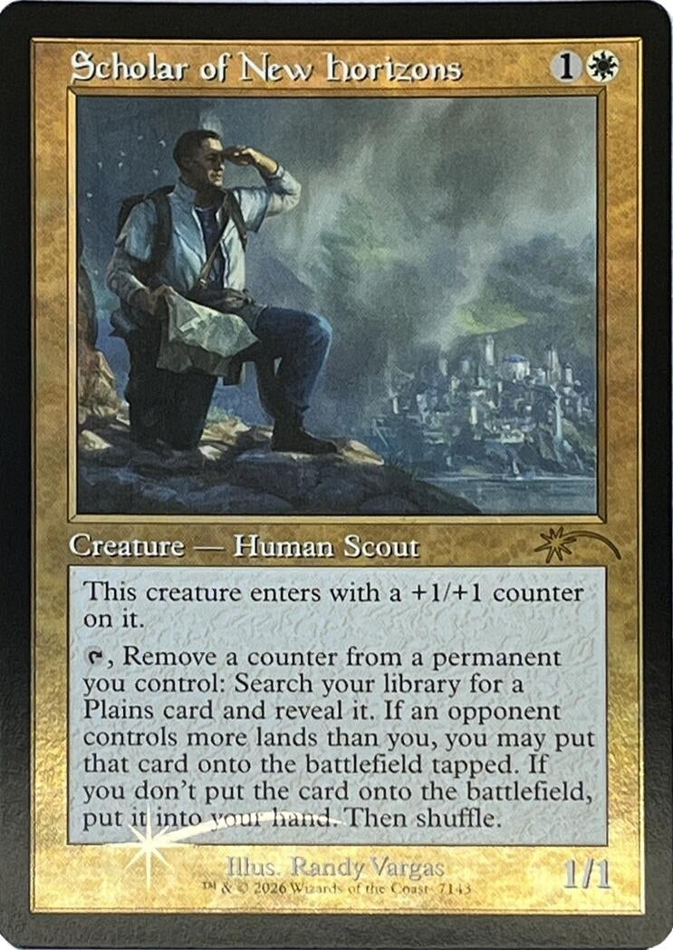 Image for Scholar of New Horizons (Retro Frame) (7143) [Secret Lair Drop Series] - Magic: The Gathering