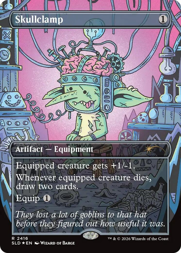 Image for Skullclamp (2416) (2416) [Secret Lair Drop Series] - Magic: The Gathering