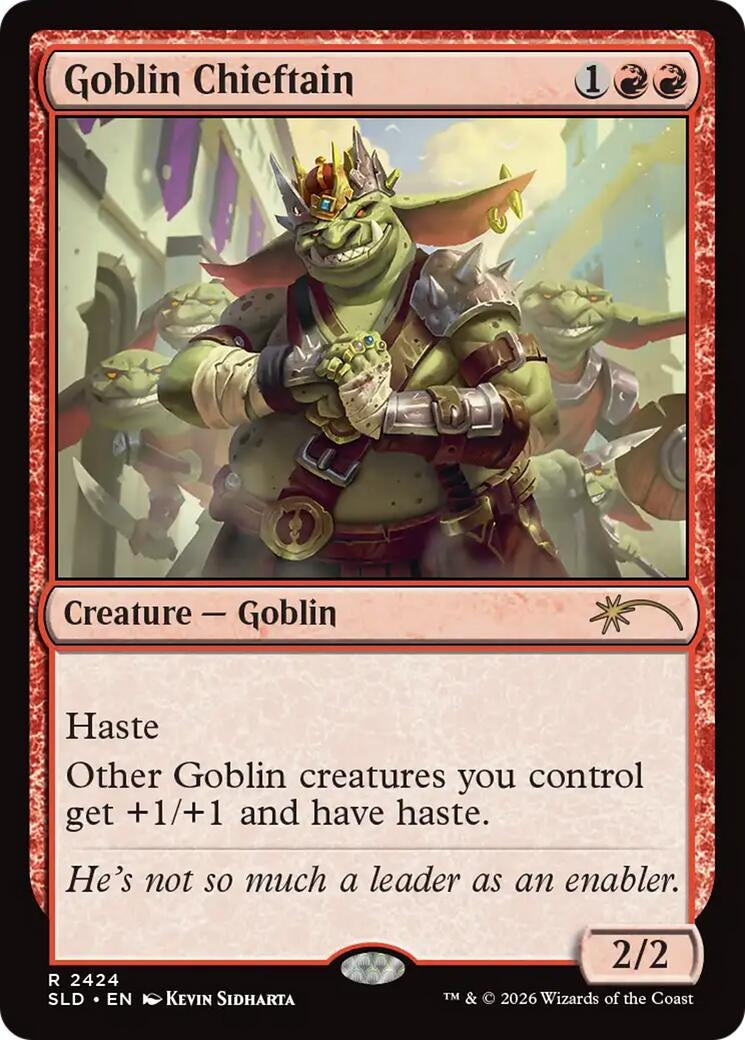 Image for Goblin Chieftain (2424) (2424) [Secret Lair Drop Series] - Magic: The Gathering