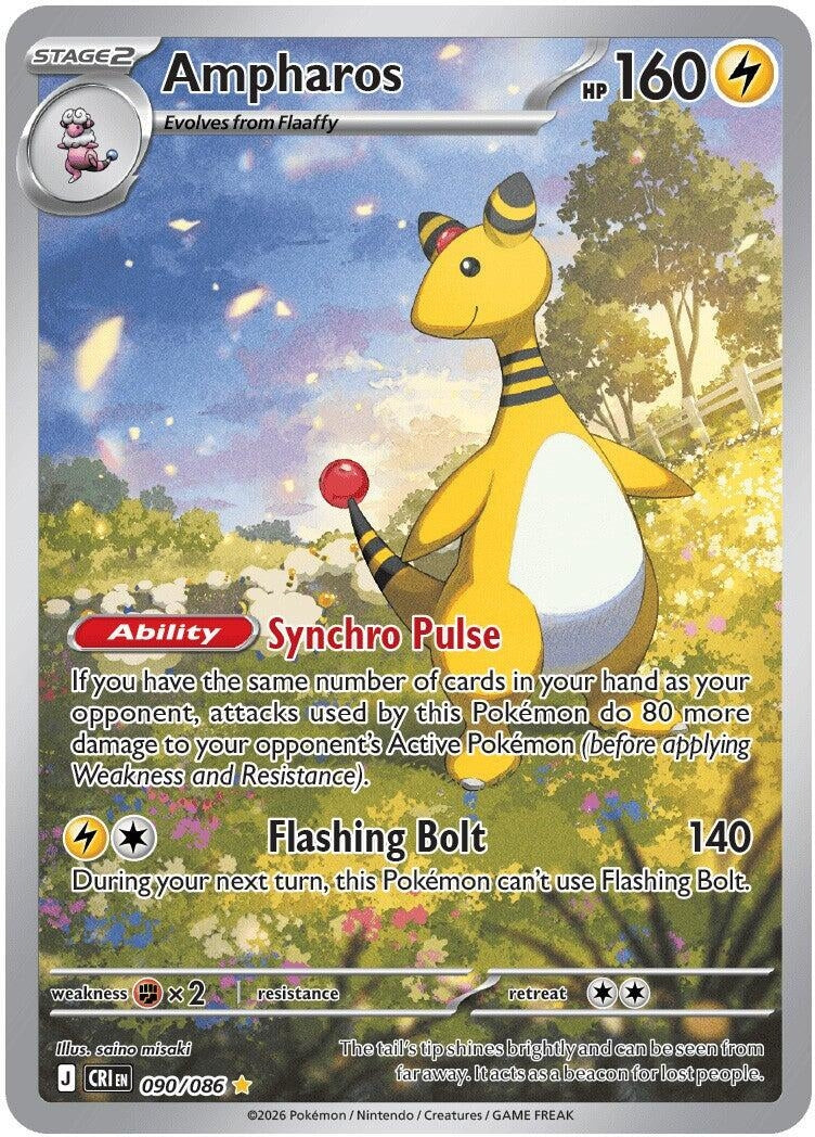 Image for Ampharos (090/086) [ME04: Chaos Rising] - Pokemon