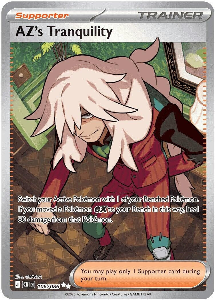 Image for AZ's Tranquility (106/086) [ME04: Chaos Rising] - Pokemon