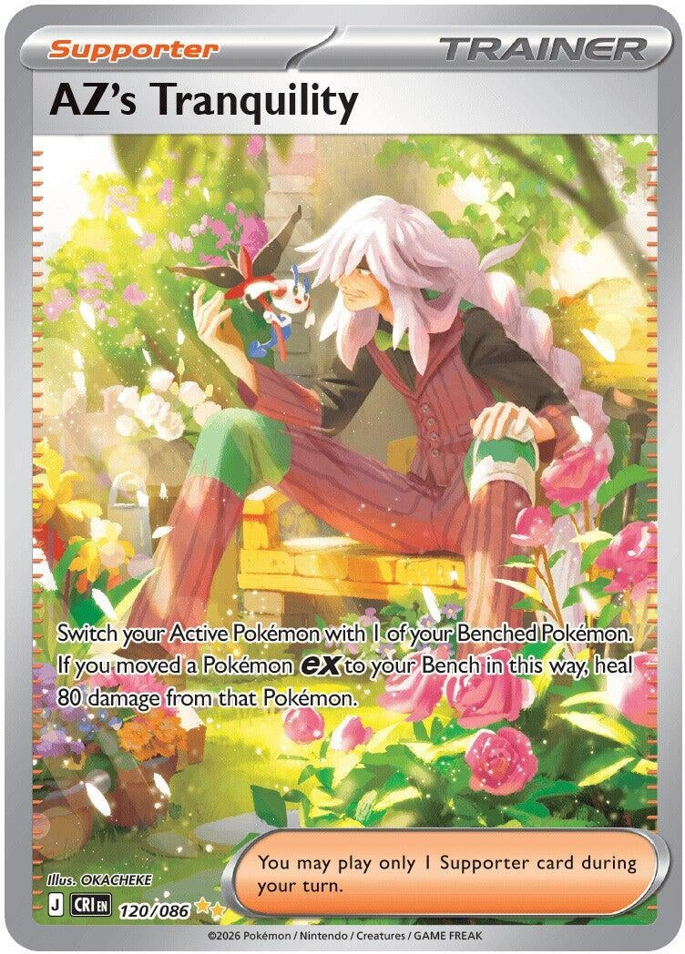 Image for AZ's Tranquility (120/086) [ME04: Chaos Rising] - Pokemon