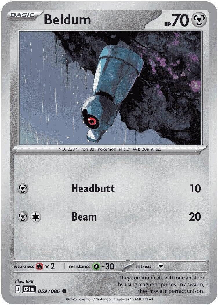 Image for Beldum (059/086) [ME04: Chaos Rising] - Pokemon