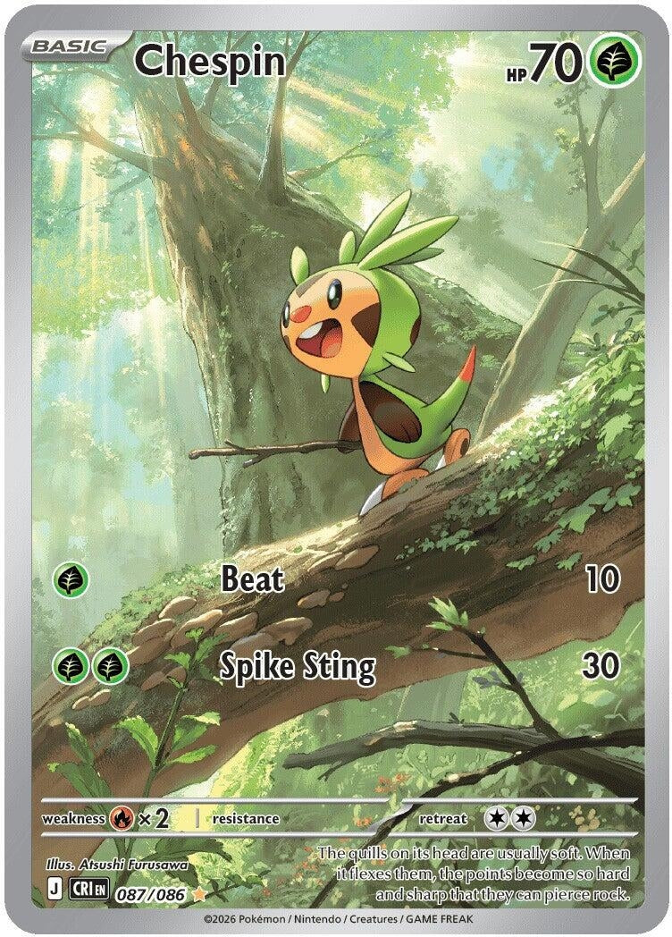 Image for Chespin (087/086) [ME04: Chaos Rising] - Pokemon