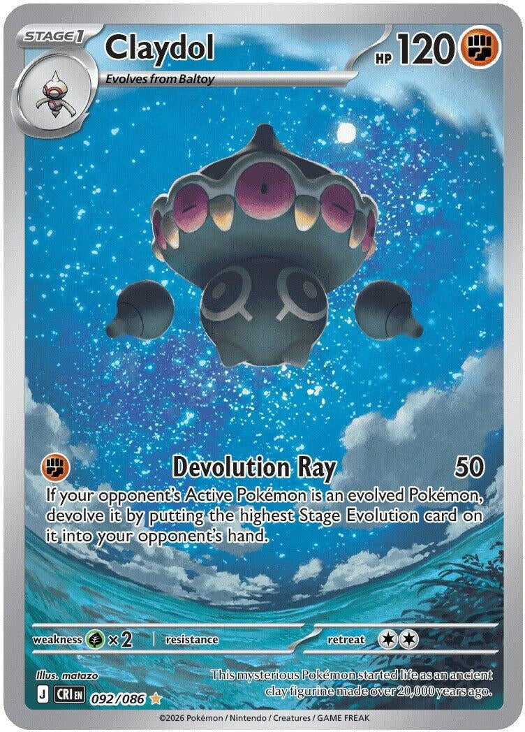 Image for Claydol (092/086) [ME04: Chaos Rising] - Pokemon