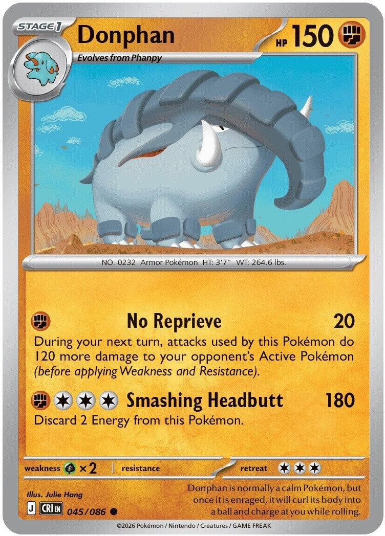 Image for Donphan (045/086) [ME04: Chaos Rising] - Pokemon