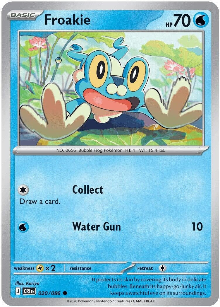 Image for Froakie (020/086) [ME04: Chaos Rising] - Pokemon
