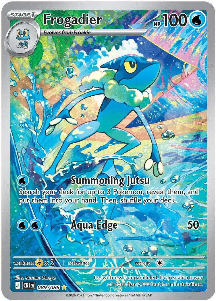 Image for Frogadier (089/086) [ME04: Chaos Rising] - Pokemon