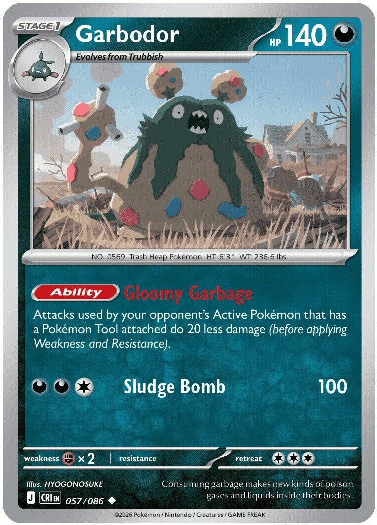 Image for Garbodor (057/086) [ME04: Chaos Rising] - Pokemon