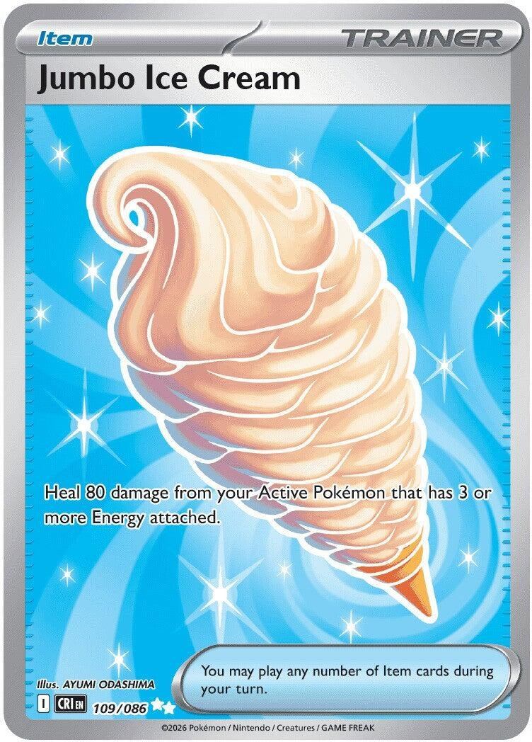 Image for Jumbo Ice Cream (109/086) [ME04: Chaos Rising] - Pokemon