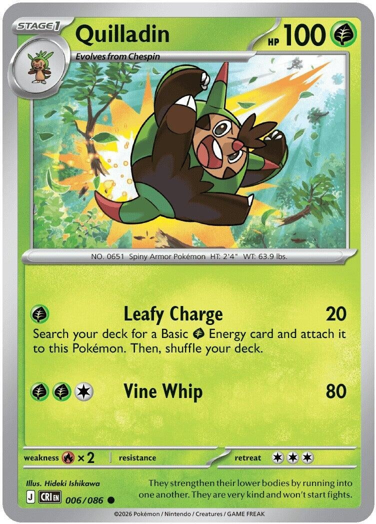 Image for Quilladin (006/086) [ME04: Chaos Rising] - Pokemon