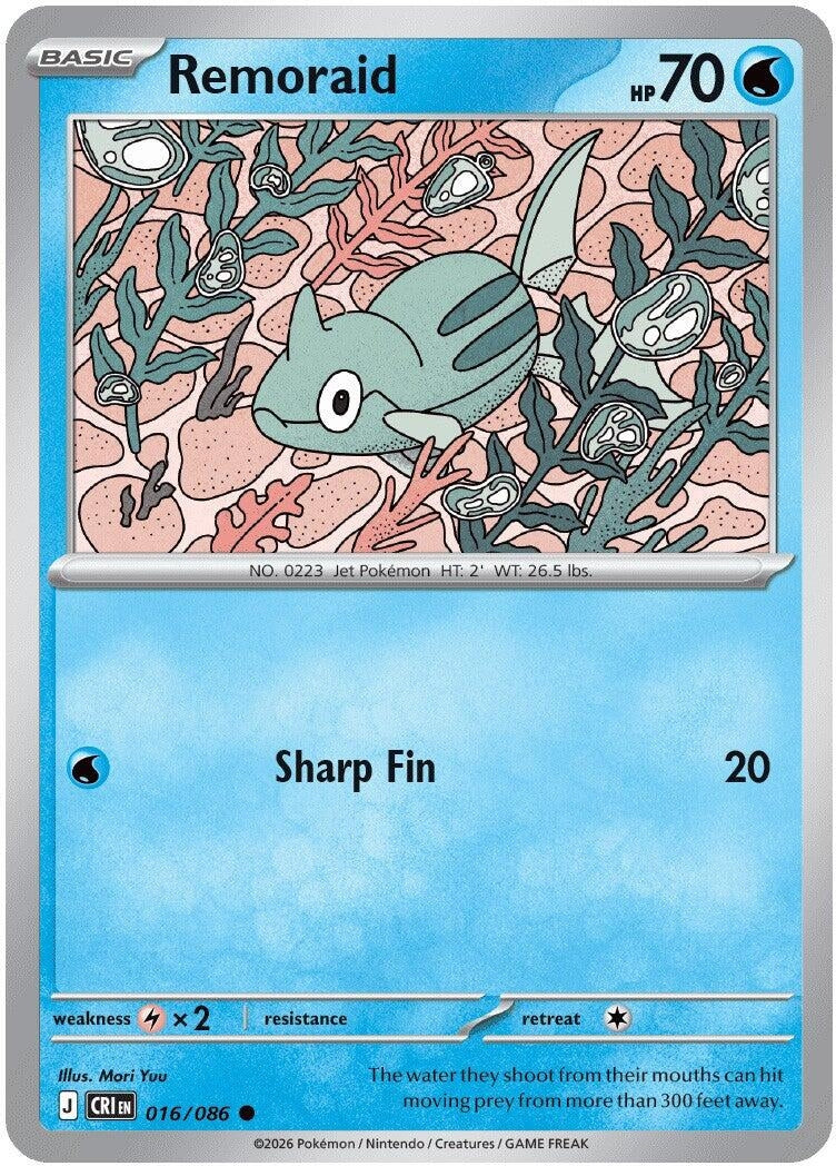 Image for Remoraid (016/086) [ME04: Chaos Rising] - Pokemon