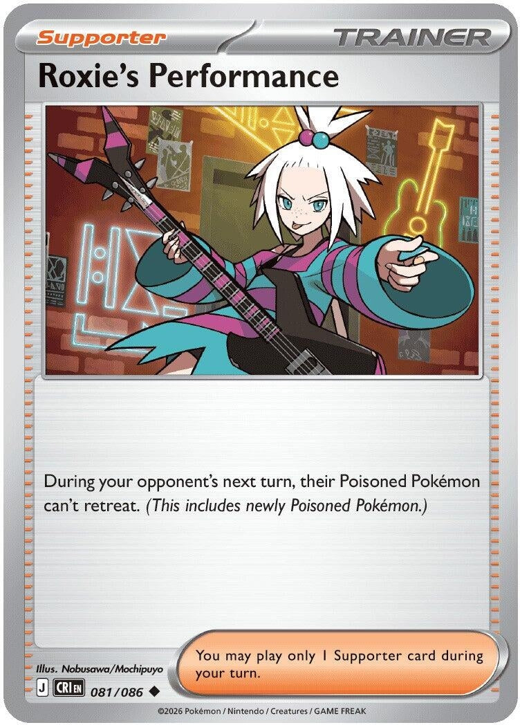 Image for Roxie's Performance (081/086) [ME04: Chaos Rising] - Pokemon