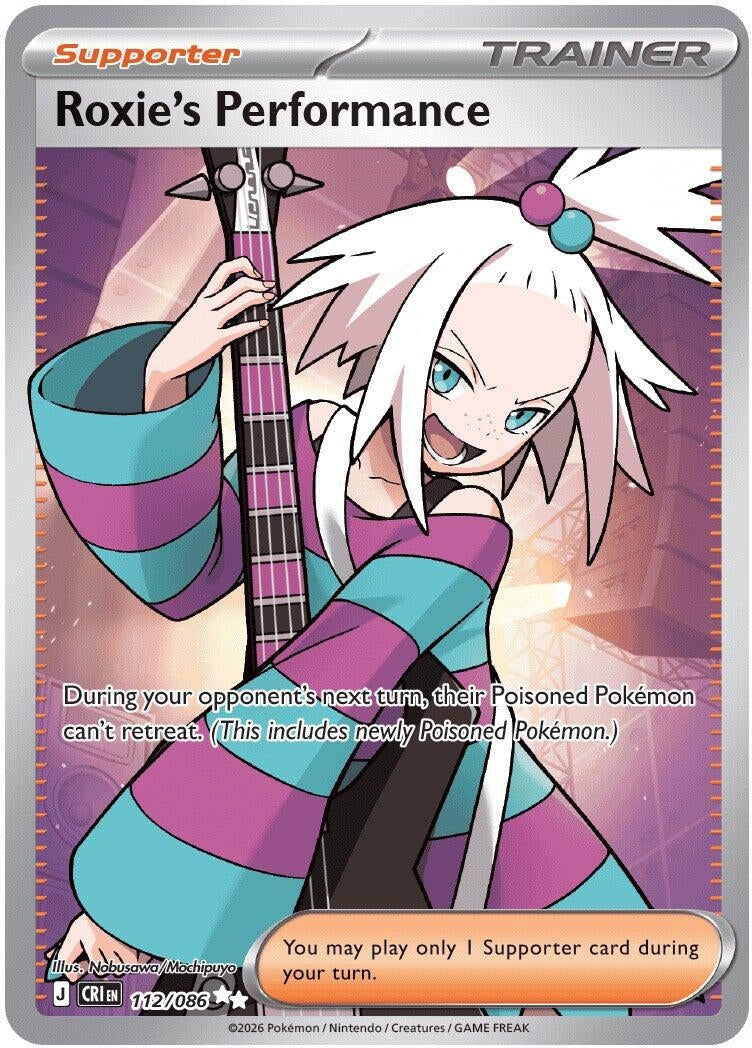 Image for Roxie's Performance (112/086) [ME04: Chaos Rising] - Pokemon