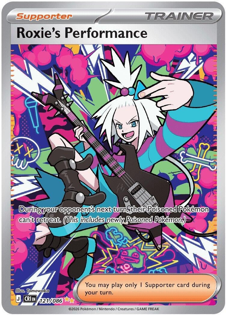Image for Roxie's Performance (121/086) [ME04: Chaos Rising] - Pokemon