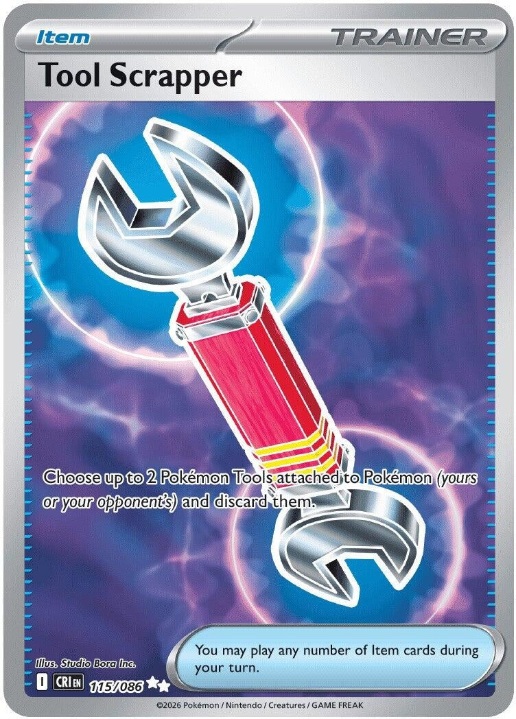Image for Tool Scrapper (115/086) [ME04: Chaos Rising] - Pokemon