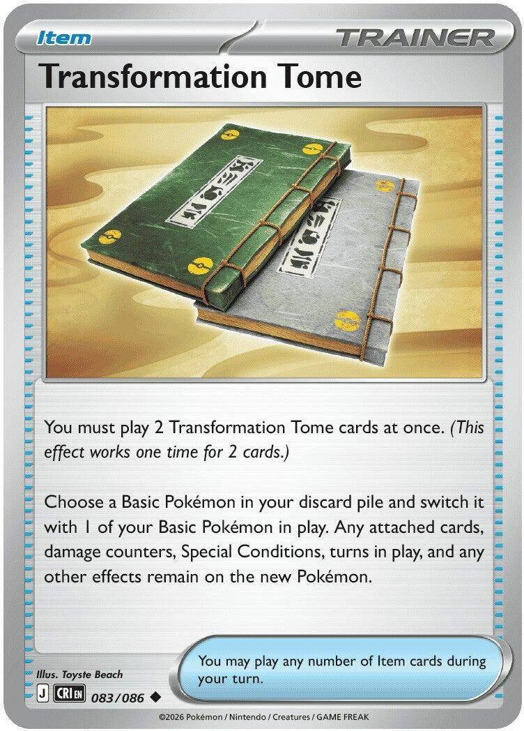 Image for Transformation Tome (083/086) [ME04: Chaos Rising] - Pokemon