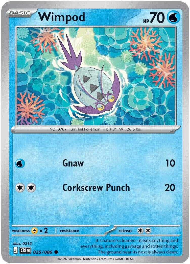 Image for Wimpod (025/086) [ME04: Chaos Rising] - Pokemon