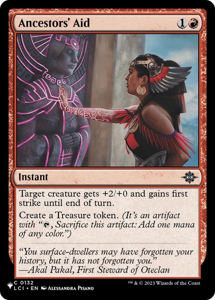 Ancestors' Aid (132) [The List Reprints]