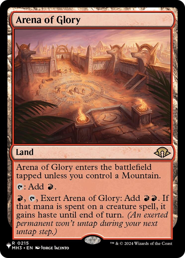 Arena of Glory (215) [The List Reprints]